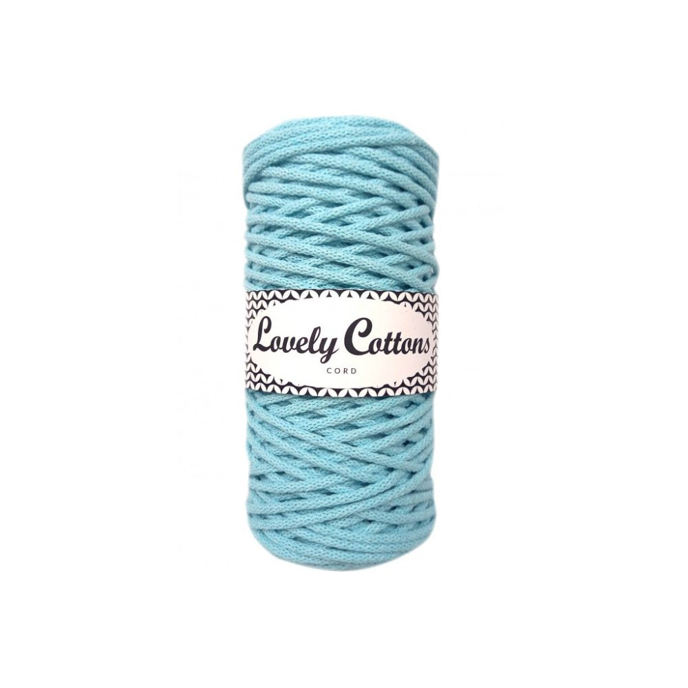 MIĘTOWY JASNY Lovely Cottons Pleciony 3mm