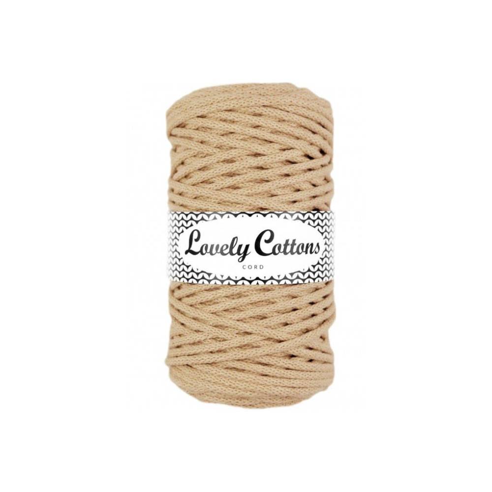 BEŻOWY Lovely Cottons Pleciony 5mm