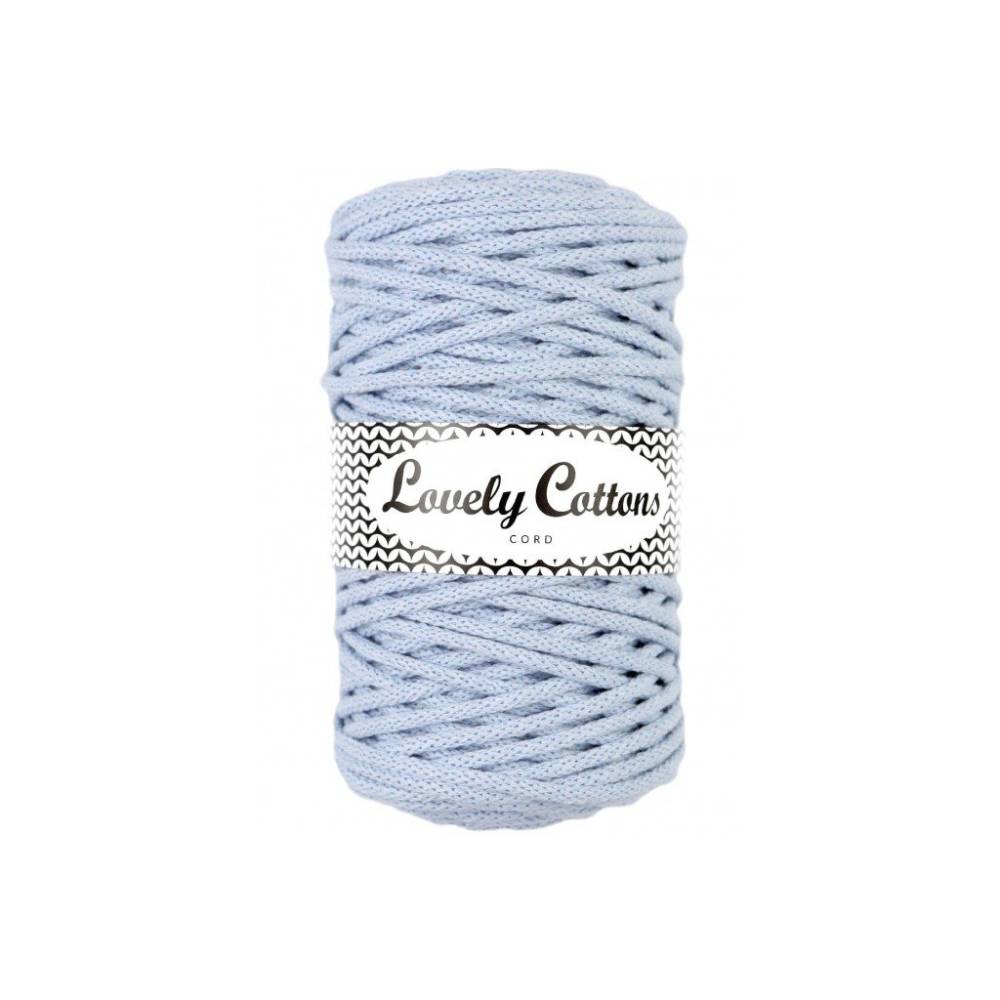 BŁĘKITNY Lovely Cottons Pleciony 5mm