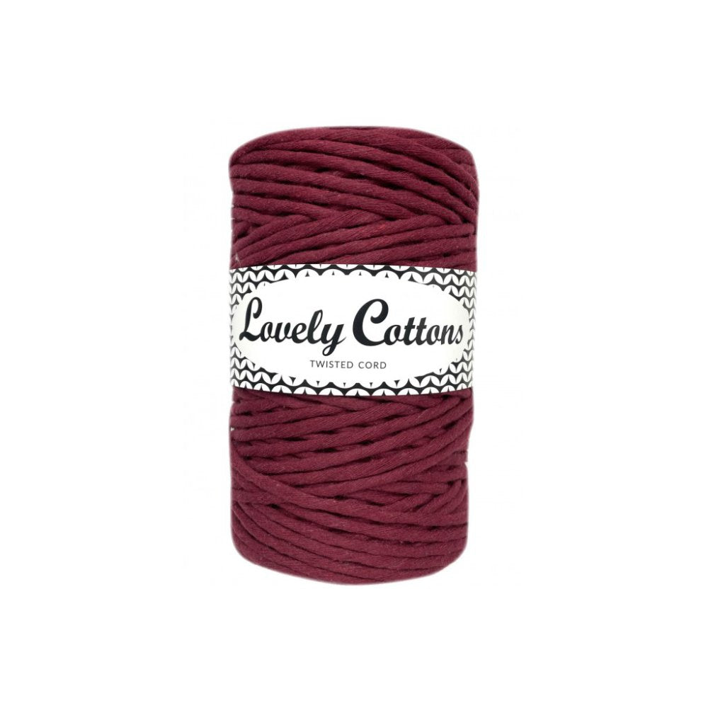 BORDOWY Lovely Cottons Skręcany 3mm