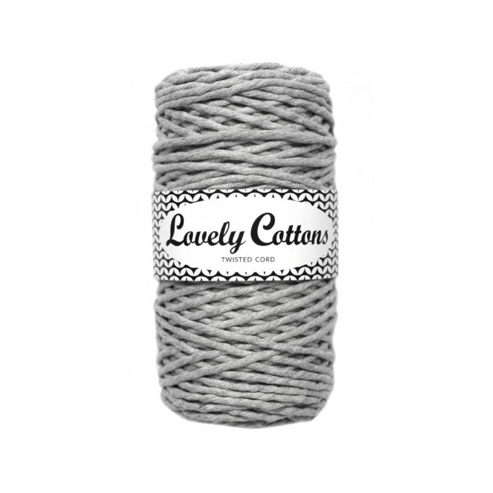 SZARY Lovely Cottons Skręcany 3mm