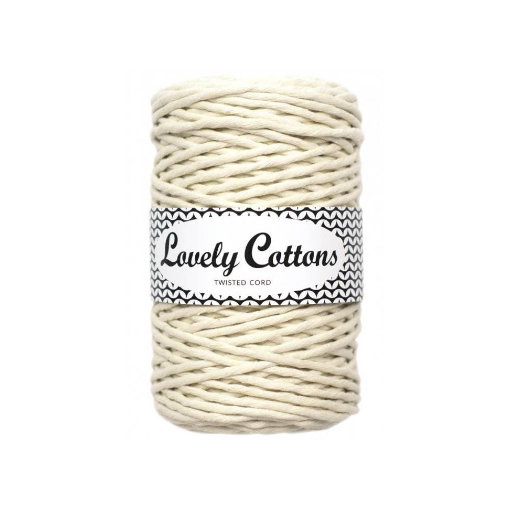 NATURALNY Lovely Cottons Skręcany 3mm