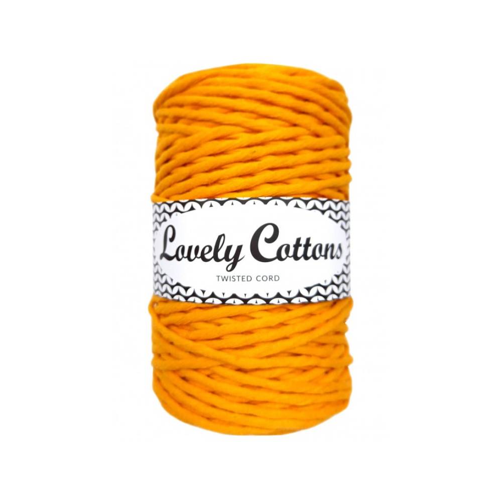 ŻÓŁTY Lovely Cottons Skręcany 3mm