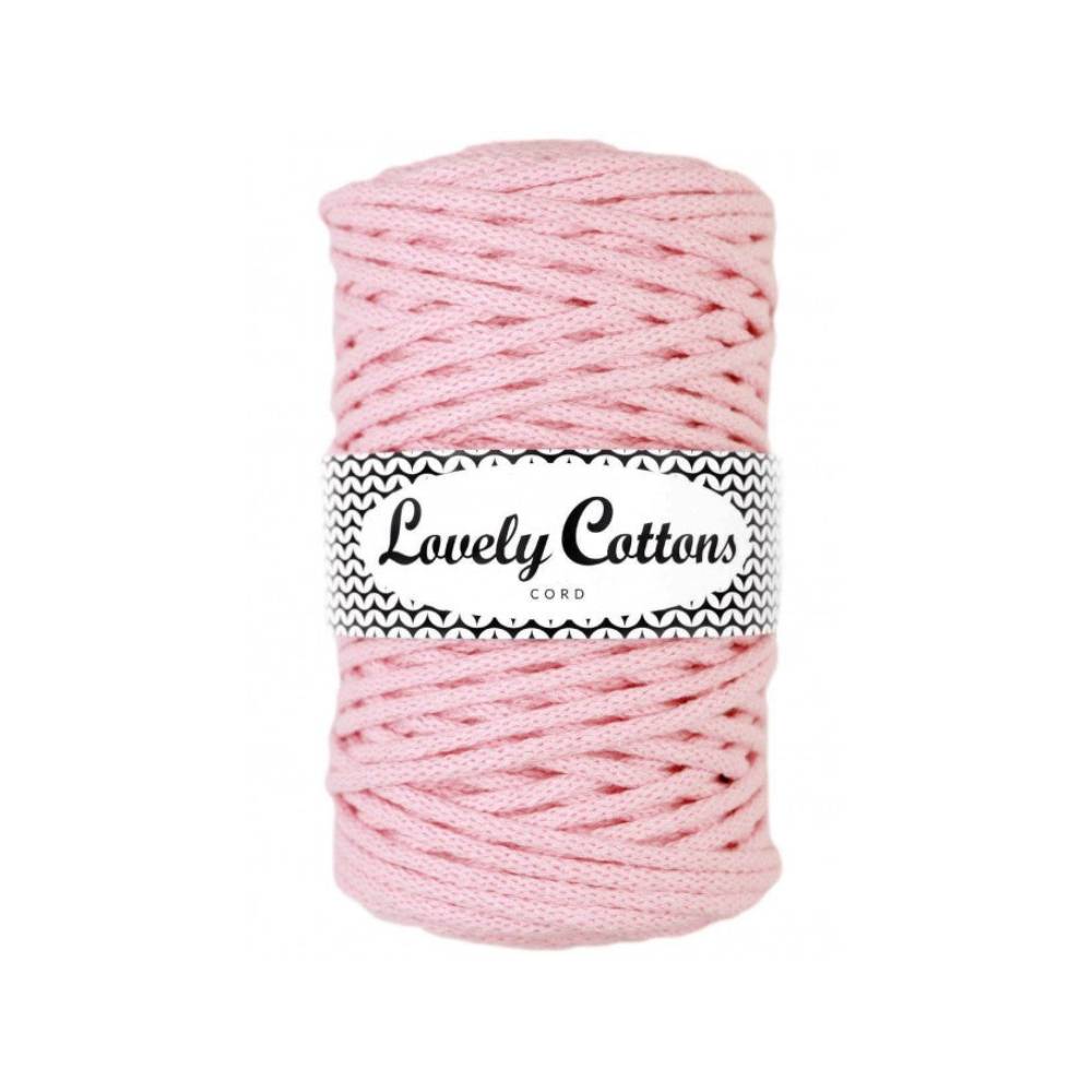 RÓŻOWY JASNY Lovely Cottons Pleciony 5mm
