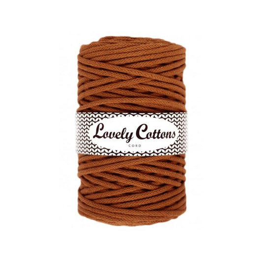 KARMELOWY Lovely Cottons Pleciony 5mm